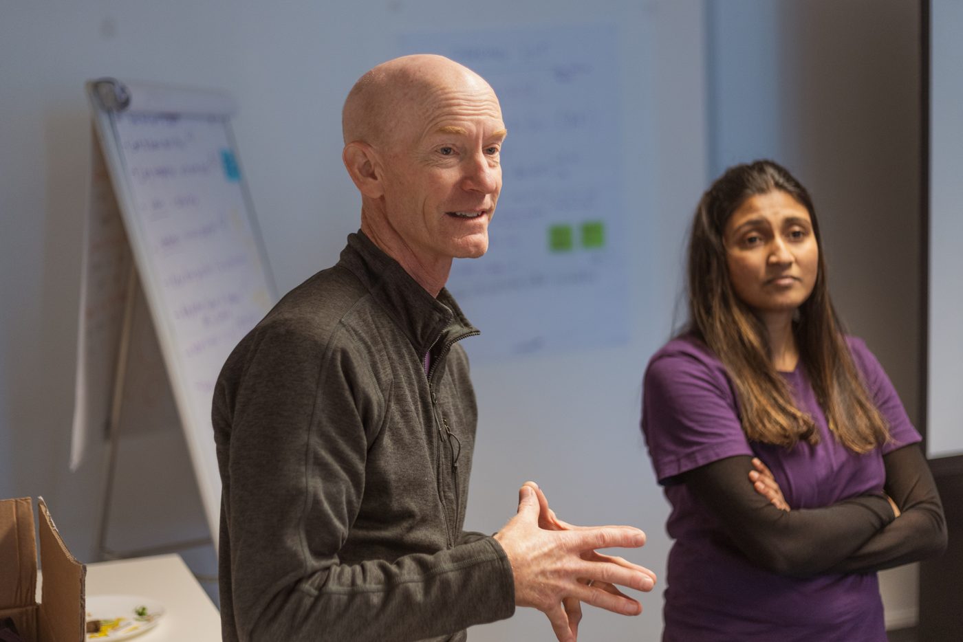 John leading a working session