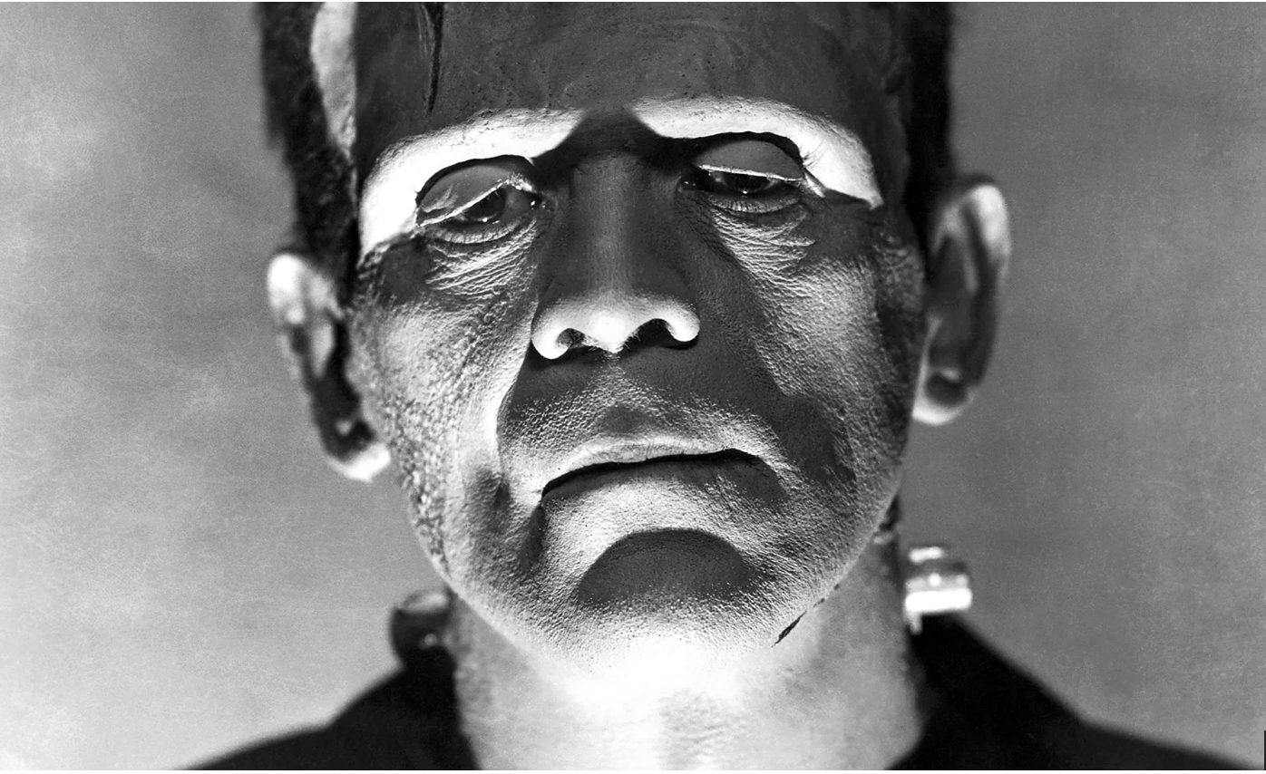Boris Karloff as the creature