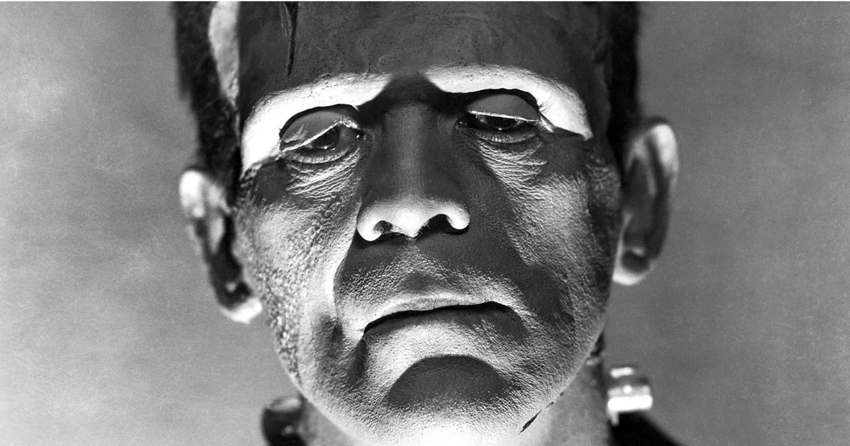Boris Karloff as Frankenstein’s creature